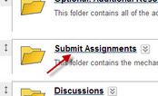 Submit Assignments Folder