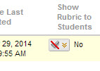 Show Rubric to Students