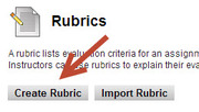 Create Rubric Button